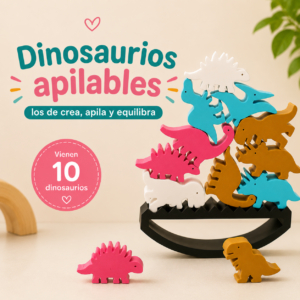 Dinos apilables